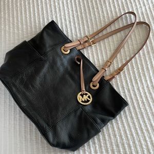 Michael Kors Medium soft leather black tote